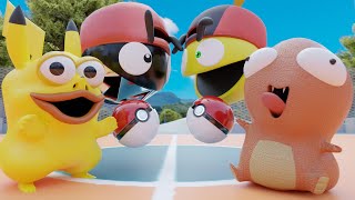 Pacman Jr VS Chain Chomp - Weird Pokemon Battle! by 3Drennn 53,263 views 9 months ago 4 minutes, 37 seconds