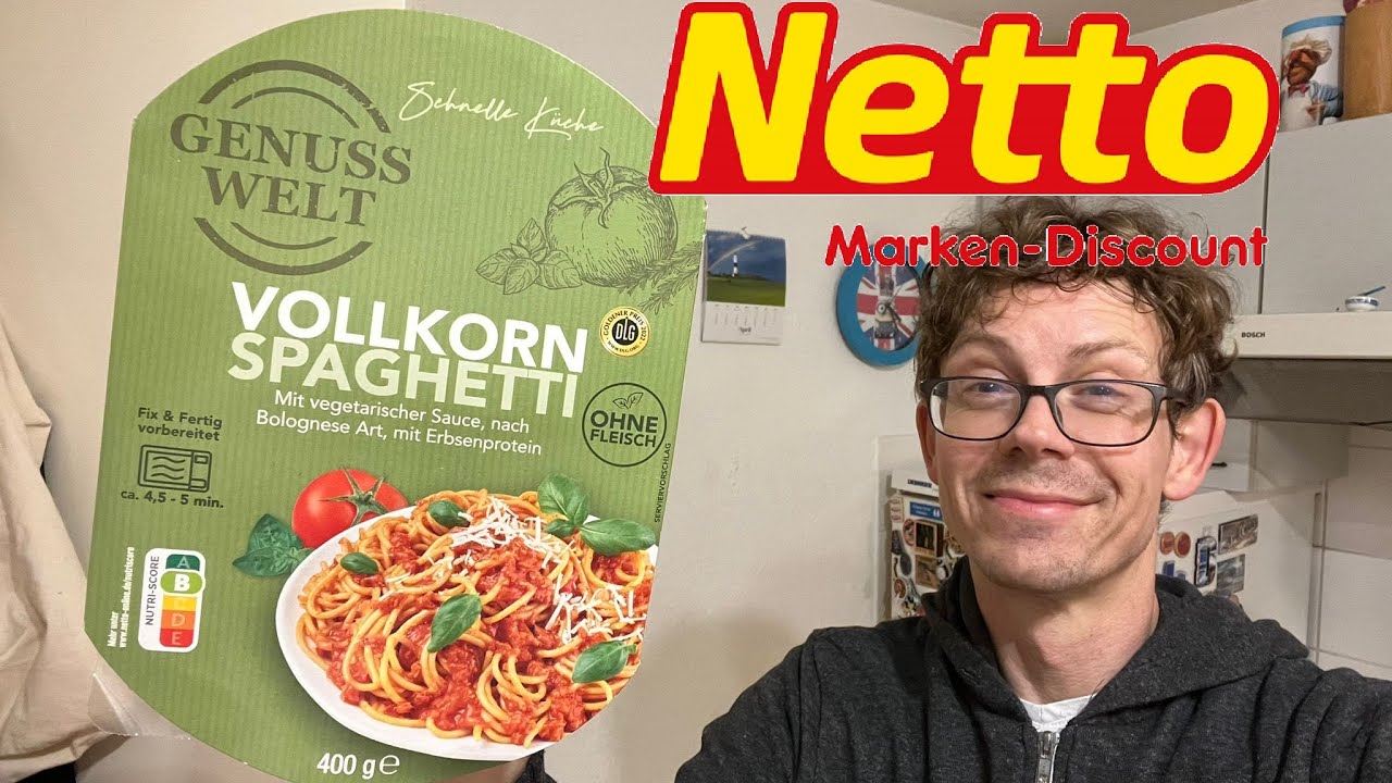 NETTO: Zweite Chance für Vollkorn-Spaghetti mit Veggie-Bolognese! - YouTube