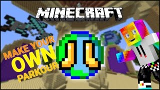 Minecraft - MAKE YOUR OWN PARKOUR! - World Parkour Maker Quick Review