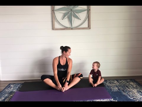 At Home Pre-School Gymnastics :: Spring Fling with the Tuck Position