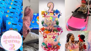 MY DAUGHTER’S 2ND BIRTHDAY PARTY VLOG -  BABY SHARK THEMED 🥳