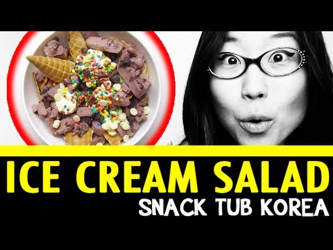 B-B-BIG ICE CREAM SALAD (Snack Tub Korea #18)