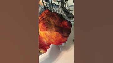 Custom explosion diorama made from cotton & chicken wire #shorts