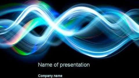 Sine Waves PowerPoint Template