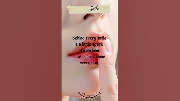 Smiles That Speak ❤️ | Beautiful Smile Quotes | #shorts #shortsfeed #smile #beautiful #quotes