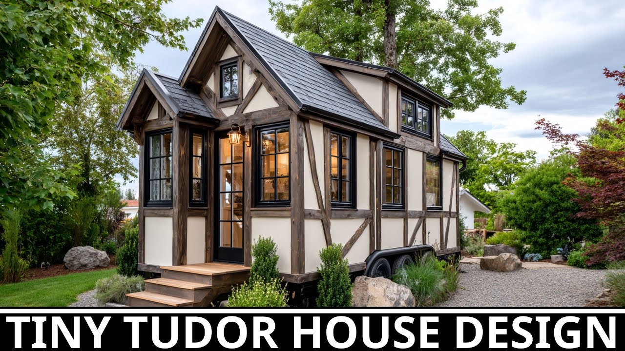 Tiny Tudor House on Wheels Design | A Cozy Medieval Design Concept That Feels Surprisingly Modern