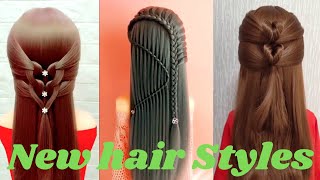 Beautiful hairstyle for collage girls || Easy braided hairstyle compilation || hair style girl screenshot 4