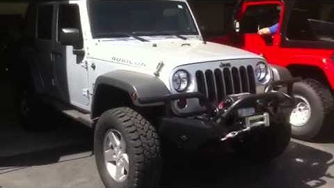 Jeep jk winch & backup sensor