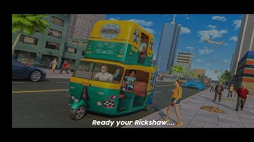 Tuk Tuk Auto Rickshaw Driving Simulator | Modern Tuk Tuk | Rickshaw Games #4
