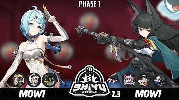 M0W1 Seed & M0W1 Miyabi // Shiyu Defense v2.3 (Phase 1) Node 7 (S Rank) // Zenless Zone Zero