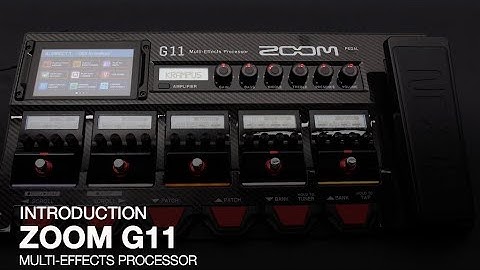 The Zoom G11 Multi-Effects Processor: Introduction