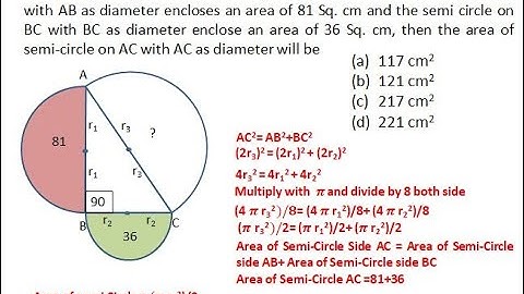 ABC is a right angled triangle with right