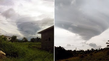 Scary Mothership Cloud Looms Above Homes