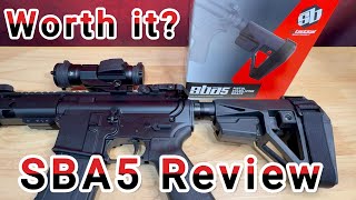 SB Tactical SBA5 Brace Unboxing & Feature Overview | First Look Review