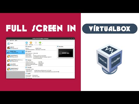 Fix full screen problem in VirtualBox | 2023