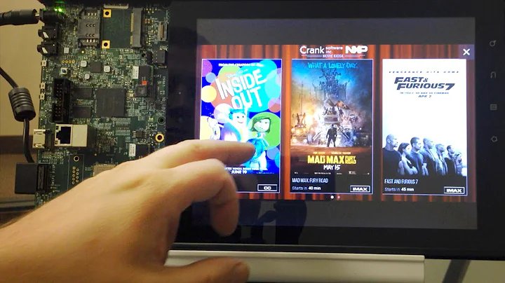 NXP i.MX 6DualLite and Storyboard | Crank Software Sample GUI Demo