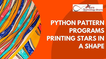 Python Pattern Programs  Printing Stars in A Shape #shorts #viralshort #PrintingStars #StarShapes