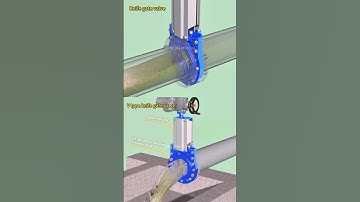 The difference between ordinary knife gate valve and V-shaped knife gate valve #machine#valve