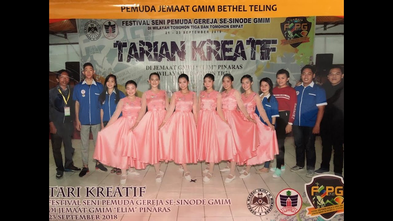 Pemuda GMIM Betel Teling - Just as i am - FSPG 2018 - Worship Dance