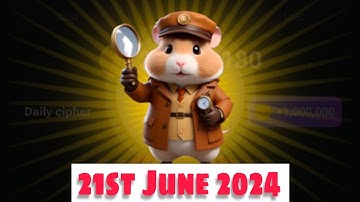 22 June Morse Code Hamster Kombat | 1 Million Points Daily Cipher | Hamster kombat morse code today