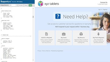 Styling the Customer Portal