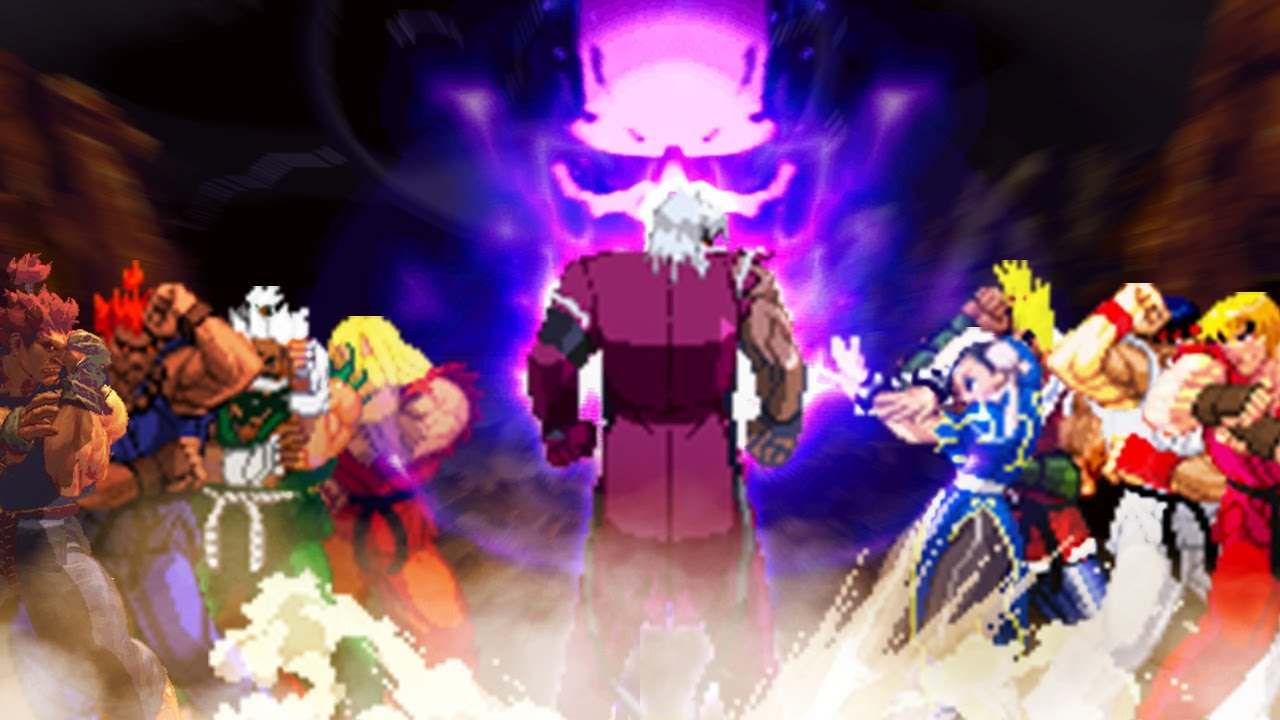 Akuma & Rugal Fusion? Asura Rugal vs Everyone! Street Fighter Mugen ...