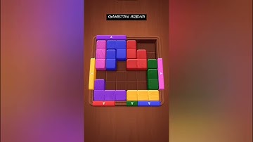wood away block jam level 14 game walkthrough solution