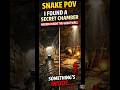 Snake POV: I Found a Secret Chamber Hidden Inside the Great Wall #caveofthemounds #riverghost #hellf