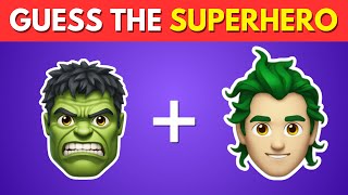 Guess the Superhero by Emoji | Superhero Quiz 🦸‍