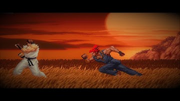 MUGEN 2020 - RYU VS AKUMA (KOF STYLE)