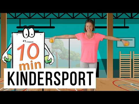 Kinder Sport 10 min / Kindertraining im Distanzunterricht für zu Hause
