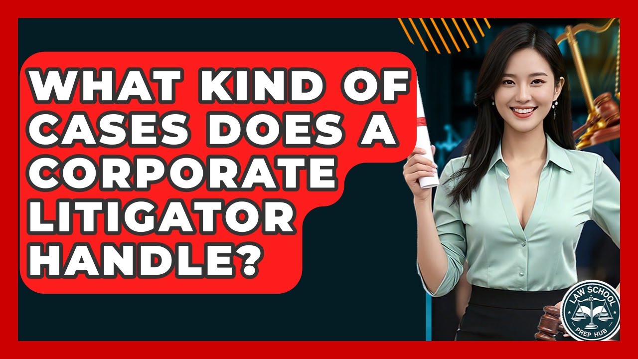 What Kind Of Cases Does A Corporate Litigator Handle? - Law School Prep Hub