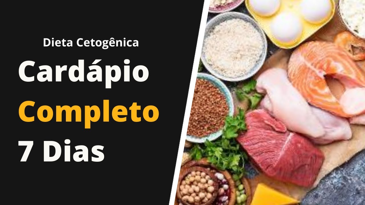 Dieta Cetogênica Cardápio COMPLETO 7 Dias - YouTube