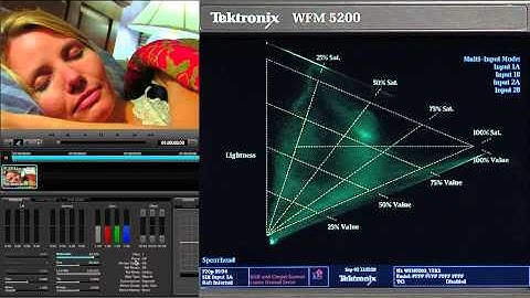 Color Correction with Davinci Resolve and the WFM5200 - Using LQV and Gamut Displays