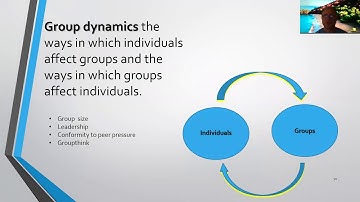 Groups, Organizations, and Group Behavior:  Part 1 of 2
