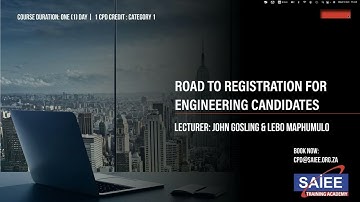 SAIEE Training Academy | Road to Registration for Engineering Candidates