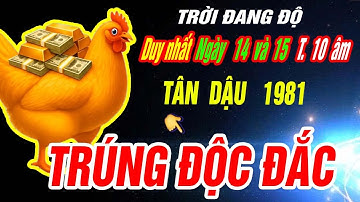 SỰ THẬT LẠNH GÁY Tuổi TÂN DẬU 1981 đúng 2 ngày tới Tháng 10 âm 2025 TIỀN VỀ TỚI TẤP CỰC GIÀU
