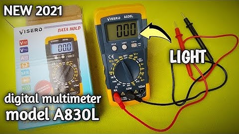 DIGITAL MULTIMETER|MULTITESTER|AVOMETER VISERO A830L MURAH