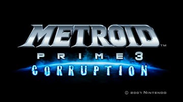Metroid Prime 3: Corruption Title Screen (Wii)