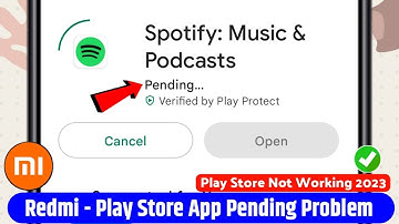Play Store App Download Pending Problem - Redmi & Mi | Play Store Not Working 2023