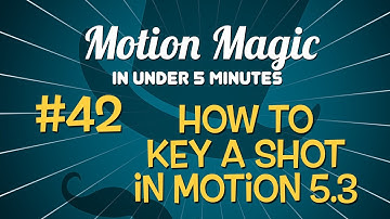 Motion Magic in Under 5 Minutes: Keying as Shot in Motion
