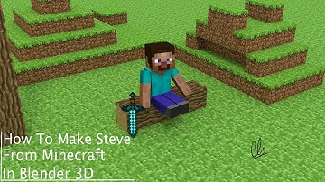 How to make 3D minecraft Steve in Blender 2.71