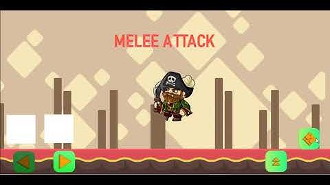 Buildbox 2d Character Controller with Melee Attack