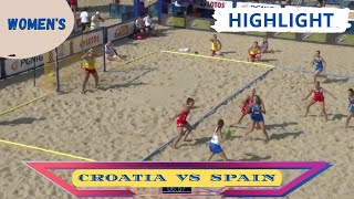 Beach Handball Womens Croatia Vs Poland Round Robin 2022 Ihf Highlight