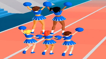 Cheerleader Run 3d - Gameplay Walkthrough - All Levels (IOS, Android)
