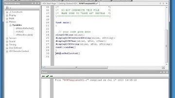 How it works: ROBOTC Virtual Worlds - VEX