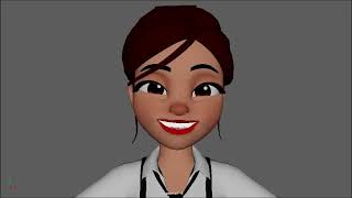 Waitress Different Facial Expression