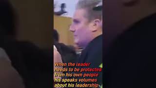 When A Leader Fears His Own People