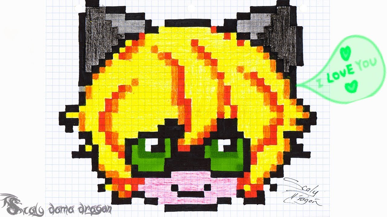 Painting Pixel Art Adrien Chibi Miraculous Ladybug Instructables