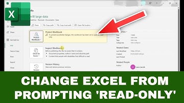 How to Change Excel from Prompting to Open in Read-Only Status